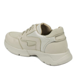 Teenagere sneakers 8001 beige kombination