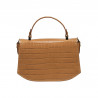 Damehåndtaske 023g croco brun