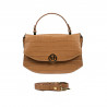 Damehåndtaske 023g croco brun