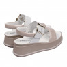 Damesandaler 5107 beige perlemor kombineret