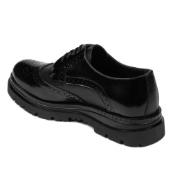 Elegant herresko 972 sort florantic kombineret
