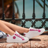 Damesko 6073 hvid+fuchsia lifestyle
