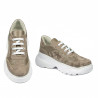 Damesportssko 6053 cappuccino camouflage kombineret
