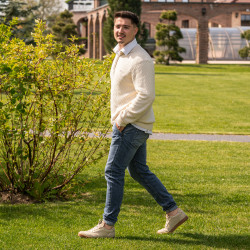 Casual/sportssko herre 968 sand