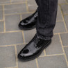 Elegant herresko 972 sort florantic kombineret