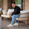 Herresportssko 974 beige lifestyle