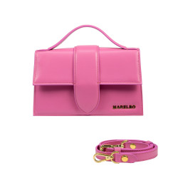 Dame skuldertaske 028g pink fuchsia