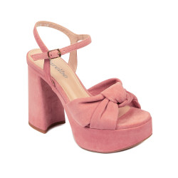 Damesandaler 1310 rosa ruskind