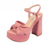 Damesandaler 1310 rosa ruskind