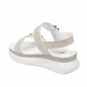 Damesandaler 5106 hvid+ivory