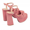 Damesandaler 1310 rosa ruskind