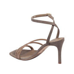 Dame sandaler 1337 sand velour