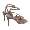 Dame sandaler 1337 sand velour