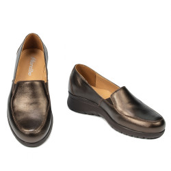 Dame casual sko 6078xxl kobber