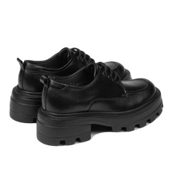 Casual dame sko 6076 sort