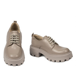 Dame casual sko 6076 sand