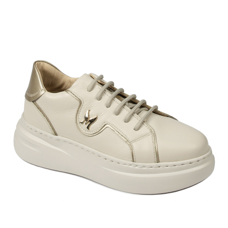 Damesneakers 6077 beige kombination