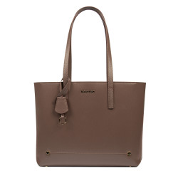 Dame skuldertaske 030g cappuccino safiano