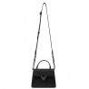 Dame skuldertaske 032g 01 sort kaviar