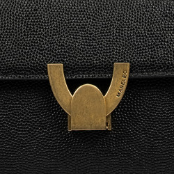 Dame skuldertaske 032g sort caviar