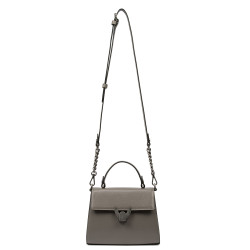 Dame skuldertaske 032g 01 taupe caviar