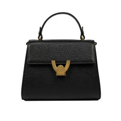 Dame skuldertaske 032g sort caviar
