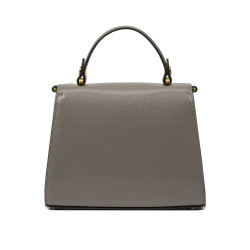 Dame skuldertaske 032g taupe kaviar
