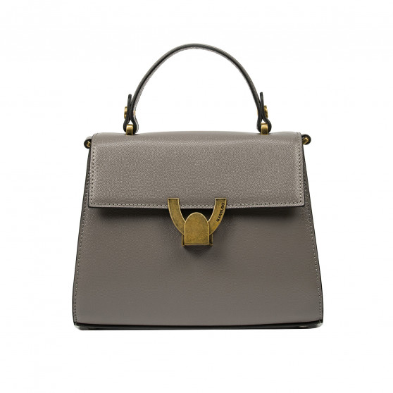 Dame skuldertaske 032g taupe kaviar
