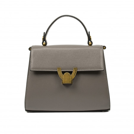 Dame skuldertaske 032g taupe kaviar
