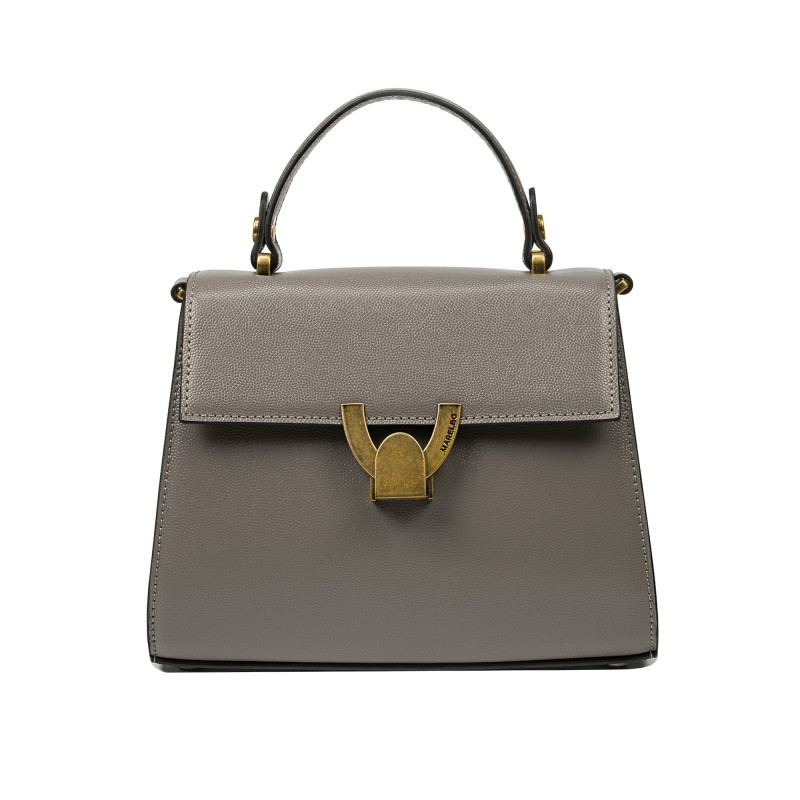 Dame skuldertaske 032g taupe kaviar