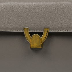 Dame skuldertaske 032g taupe kaviar