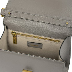 Dame skuldertaske 032g taupe kaviar