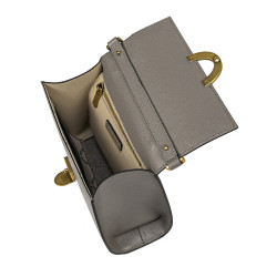 Dame skuldertaske 032g taupe kaviar