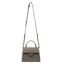 Dame skuldertaske 032g taupe kaviar