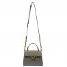 Dame skuldertaske 032g taupe kaviar
