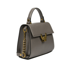 Dame skuldertaske 032g taupe kaviar