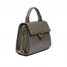 Dame skuldertaske 032g taupe kaviar