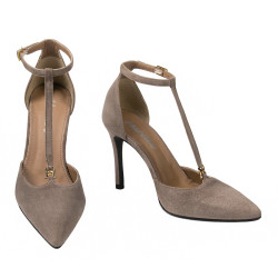 Elegante damesko 1323 sand velour