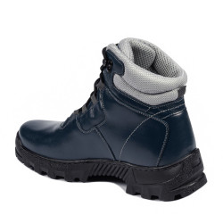 Herrestøvler 4142 indigo kombineret