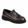Dame casual sko 6081 brun perlemor