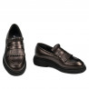 Dame casual sko 6081 brun perlemor