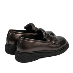 Dame casual sko 6081 brun perlemor