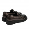 Dame casual sko 6081 brun perlemor