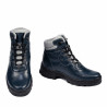 Herrestøvler 4142 indigo kombineret