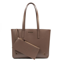 Dame skuldertaske 030g cappuccino safiano