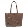 Dame skuldertaske 030g cappuccino safiano