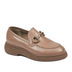 Dame casual sko 6080 latte