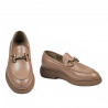 Dame casual sko 6080 latte