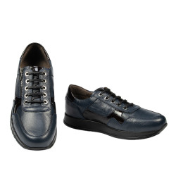 Casual/sport sko herre 916 indigo kombineret