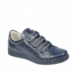 Teenager sportssko 369sc indigo velcro